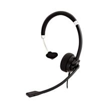 V7  | V7 Deluxe Mono Headset, boom mic, Adjustable Headband for PC, Mac,