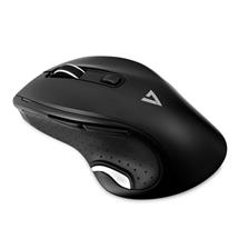 V7 Deluxe Wireless Optical Mouse  Black, Righthand, Optical, RF