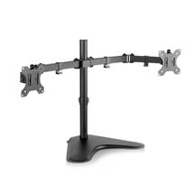 V7 Flat Panel Desk Mounts | V7 Dual Desktop Monitor Stand, Freestanding, 8 kg, 33 cm (13"), 81.3