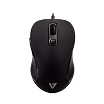 V7 Mice | V7 MU300 PRO USB 6-Button Wired Mouse with Adjustable DPI - Black