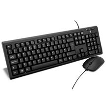 Right-hand | V7 Wired Keyboard and Mouse Combo – UK. Product colour: Black