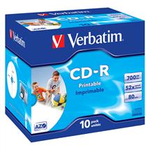 Verbatim CD-R AZO Wide Inkjet Printable | Verbatim CD-R AZO Wide Inkjet Printable 700 MB 10 pc(s)