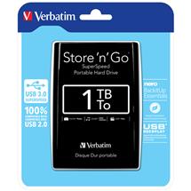 Verbatim Store "n" Go USB 3.0 Portable Hard Drive 1TB Black. HDD