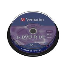 DVD+R DL | Verbatim VB-DPD55S1, DVD+R DL, 120 mm, spindle, 10 pc(s), 8.5 GB