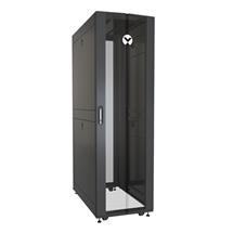 Black, Transparent | Vertiv VR Rack VR3100 rack cabinet 42U Freestanding rack Black,