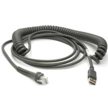 Gray | Zebra CBA-U09-C15ZAR USB cable 4.57 m USB A Grey | In Stock
