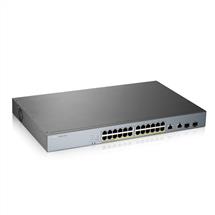 Gray | Zyxel GS135026HP Managed L2 Gigabit Ethernet (10/100/1000) Power over