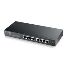 POE Switch | Zyxel GS1900-8 Managed L2 Gigabit Ethernet (10/100/1000) Black