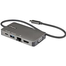 Startech Interface Hubs | StarTech.com USBC Multiport Adapter  USBC to 4K 30Hz HDMI or 1080p VGA