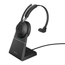 USB Headphones | Jabra Evolve2 65 USB-A Black MS Chrg stand Mono | In Stock