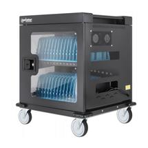 Portable device management cart | Manhattan Charging Cabinet/Cart via AC Adapter (UK) x32 Devices,