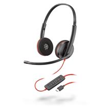 Black, Red | POLY Blackwire 3225. Product type: Headset. Connectivity technology: