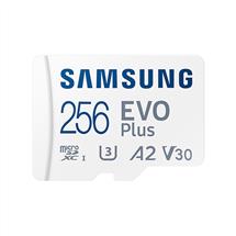 Memory Cards | Samsung EVO Plus. Capacity: 256 GB, Flash card type: MicroSDXC, Flash