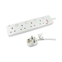 Target | Target RB-02-4GANGSWD power extension 2 m 4 AC outlet(s) Indoor White