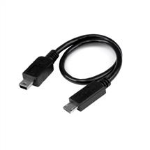 StarTech.com USB OTG Cable - Micro USB to Mini USB - M/M - 8 in.