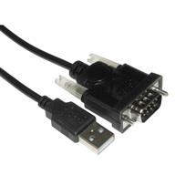 CABLES DIRECT Serial Cables | Cables Direct CDLSB-901 serial cable Black 1 m USB Type-A DB-9