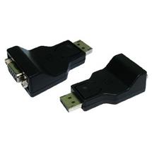CABLES DIRECT Cable Gender Changers | Cables Direct DisplayPort-VGA Black | In Stock | Quzo UK