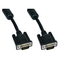 CABLES DIRECT Network Cables | Cables Direct 3m SVGA VGA cable VGA (D-Sub) Black, Chrome