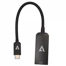 V7 V7USBCDP14 video cable adapter DisplayPort USB Type-C Black
