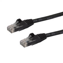 StarTech.com 50cm CAT6 Ethernet Cable  Black CAT 6 Gigabit Ethernet