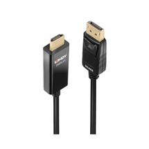 Lindy 2m Active DisplayPort to HDMI Cable with HDR. Cable length: 2 m,