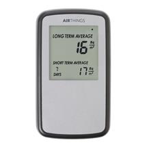 Gas Detectors | Airthings Corentium Home, Radon, Silver, Battery, AA, Alkaline, 77 mm