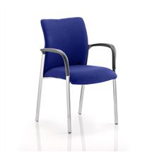 Academy Fully Bespoke Fabric Chair with Arms Stevia Blue KCUP0035