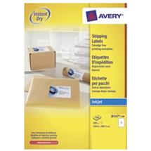 Avery J8167-100 self-adhesive label White 100 pc(s)