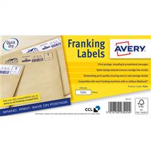 Avery Franking Machine Supplies | Avery FL04. Product colour: White, Media size (1 slide): 149 x 38mm.