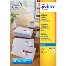 Address Labels | Avery J8161-25 addressing label White | In Stock | Quzo UK