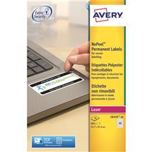 Avery L614520 selfadhesive label Rounded rectangle Permanent White 800