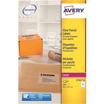 Avery Clear Address Label - Laser - L7565 Transparent