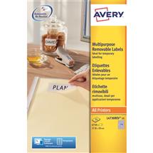 Avery L4730REV-25 printer label White Self-adhesive printer label