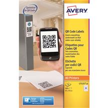 Labels | Avery L7121-25 self-adhesive label Square Permanent White 500 pc(s)