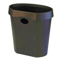 Avery DR500BLK trash can 18 L Round Plastic Black | In Stock