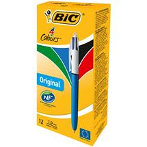 BIC 982866 ballpoint pen Black, Blue, Green, Red Clipon retractable