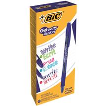 Ballpoint & Rollerball Pens | BIC Gel-ocity illusion Retractable gel pen Blue 12 pc(s)