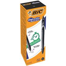 BIC Gelocity Quick Dry Black Clipon retractable ballpoint pen Medium