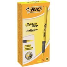 BIC 811935 marker 12 pc(s) Chisel tip Yellow | In Stock