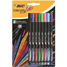 BIC Intensity Fine felt pen Black, Blue, Green, Light Blue, Light