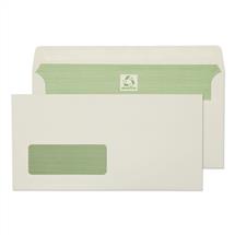 Purely Environmental Window Envelopes | Blake Wallet Self Seal Window Natural White DL 90gsm (Pack 500)