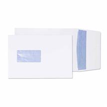 Purely Packaging | Blake Gusset Pocket Peel and Seal Window White C5 229×162×25 120g Pk