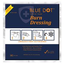 Blue Dot First Aid Room | Blue Dot Burn Dressing 100x100mm (Pack 10) - 1047199