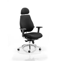 Chiro Office Chairs | Chiro Plus Ultimate Chair Black PO000011 | In Stock