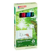 Drywipe Markers | Edding 29 EcoLine marker 4 pc(s) Chisel tip Black, Blue, Green, Red