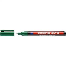 edding 370 Permanent Marker Bullet Tip 1mm Line Green (Pack 10)