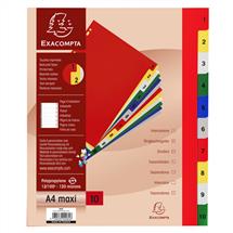 Exacompta 84E divider Polypropylene (PP) Multicolour