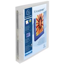 Kreacover Presentation Ring Binders | Exacompta 51568E ring binder A4, A4+ Transparent, White