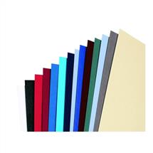 GBC Cover Boards | GBC LeatherGrain Binding Covers 250gsm A4 Black (100). Format: A4,
