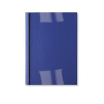 Binding Machine Supplies | GBC LeatherGrain Thermal Binding Covers 3mm Royal Blue (100)